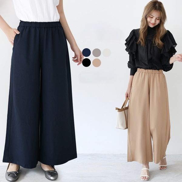 

women's pants & capris -xl summer velvet thin new straight wide leg womens trousers streetwear chic women high waist plus size lo, Black;white