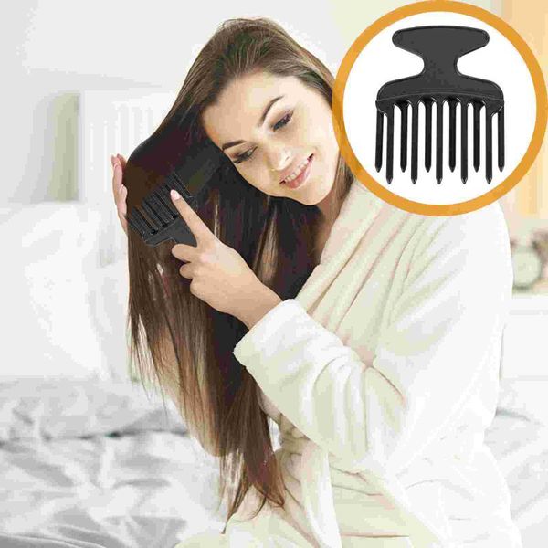 

hair brushes 2pcs men comb grooming brush wide tooth for, Silver