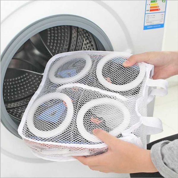 

1pcs laundry bag shoes organizer for shoe mesh dry bags home portable washing