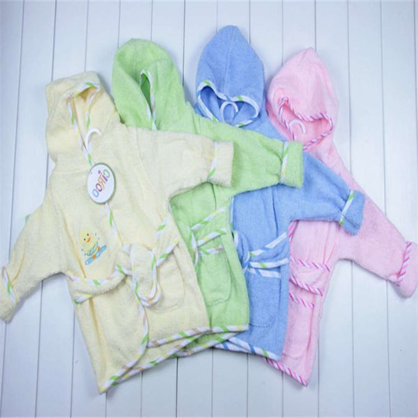 

bathrobe baby cotton towel pajamas bathrobe 0-12 months