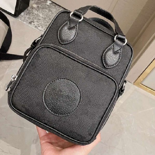 

men & women backpack digner letter leisure schoolbag fashion retro solid temperament black wf2103092