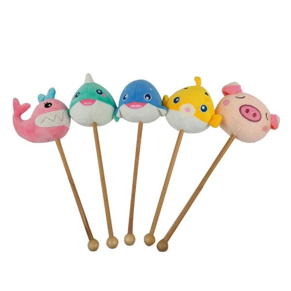 

pillow 5pcs plush cartoon hammers massagers pattern sticks
