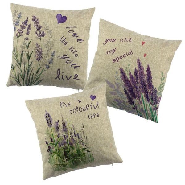 

cushion/decorative pillow lavender printed throw pillowcase one direction purple flower pattern cushion covers for home sofa chair decorativ