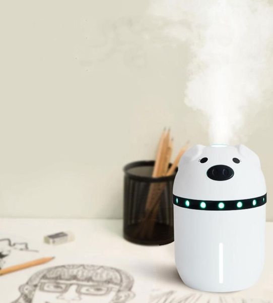 

essential oils diffusers 2021 pig mini mist usb air humidifier with colorful lights 3 in 1 ultrasonic diffuser oil purifier for car home