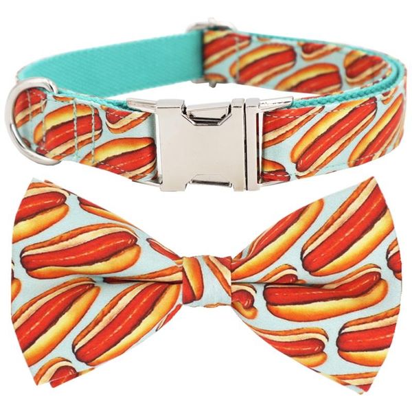 

dog collar bow tie with metal buckle big and small dog&cat pet accessories collars & leashes