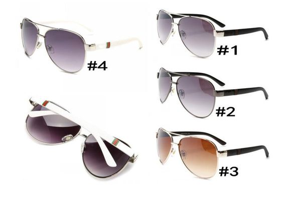 

8101 men classic design sunglasses fashion oval frame coating uv400 lens carbon fiber legs summer style eyewear with, White;black