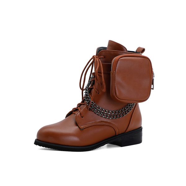 

asumer fashion women's heels down shoes put toe round foot in cool autumn boots, Black
