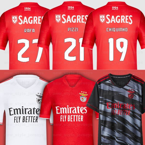 

21 pizzi benfica soccr jersey sporting cp 27 rafa jonas jota acuna phellype third shirt camiseta de futebol men kids kit jerseys 2022, Black;yellow