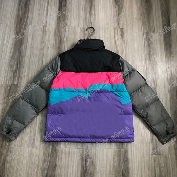 

21ss men designers jackets down parkas hooded mountain print clothes mens coats outerwear clothing white black green s-2xl