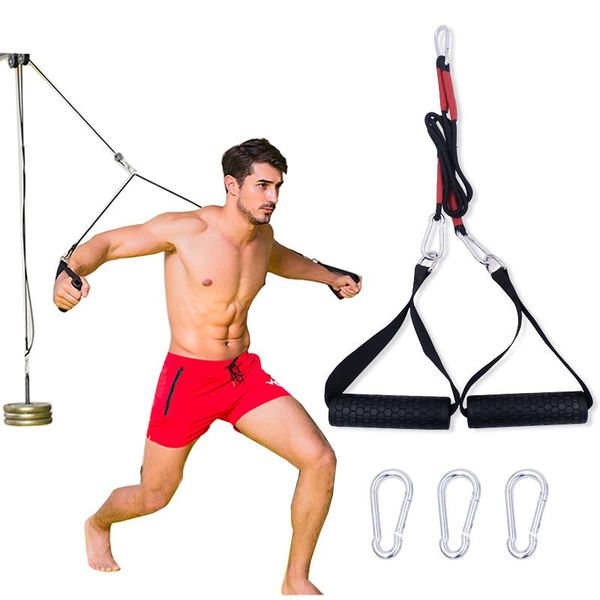 

accessories back strength chest expansion training blaster exerciser with gym handle for cable machines lat pull down fitness equipment