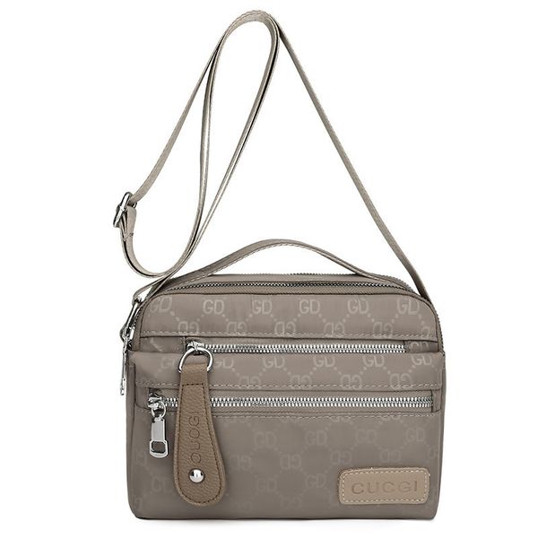 

women's multi-layer single shoulder messenger bag leisure nylon mother bag business collection canvas purse
