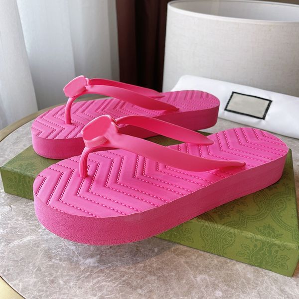 

2022 women's designer flat sandals foam slippers fashion ladies shoes metal buckle luxury outdoor flip flops with original box, Black