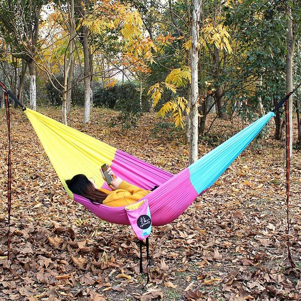 

hammocks 260*140cm hamock camping hammock kids outdoor no carbine