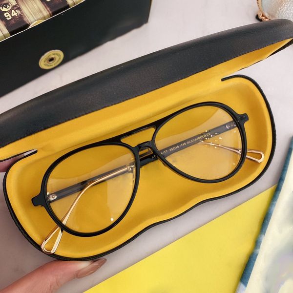 

luxury designer glasses korva pilot style new york eyewear customize prescription glasses myopia sunglassses size 55-18-145 wholesaling fram, White;black