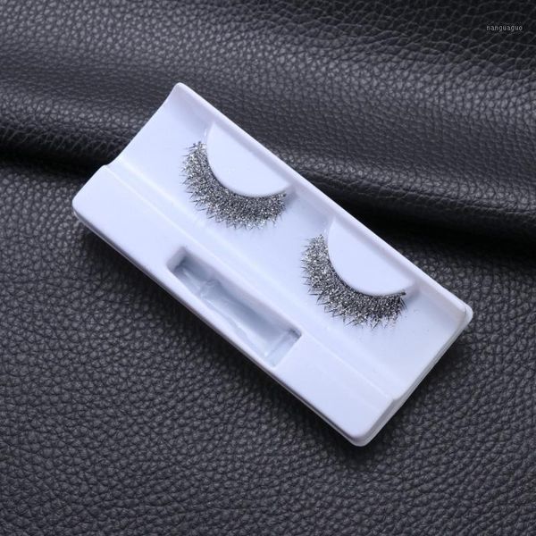 

shiny exaggerated false eyelashes long and thick eye lashes extension for women girls cosplay fancy ball (golden)1