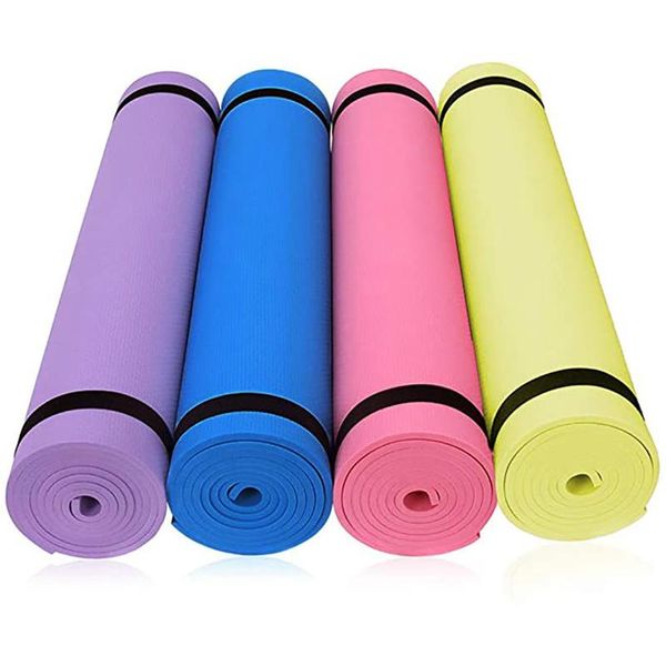 

yoga mats 4mm eva thick durable mat non-slip carpet ultra light tapete pilates exercise pad fitness gymnastics drop