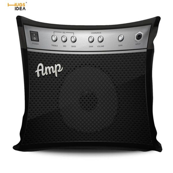 

cushion/decorative pillow hugsidea polyester comfortable cover guitar lovers 3d print case bedroom home textiles sofa decor throw pillowcase