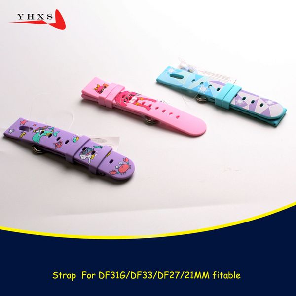

replace smart watch new strap for df31 df33 df27 20mm width strap childrens gps tracker watchband silicone wrist belt bracelet