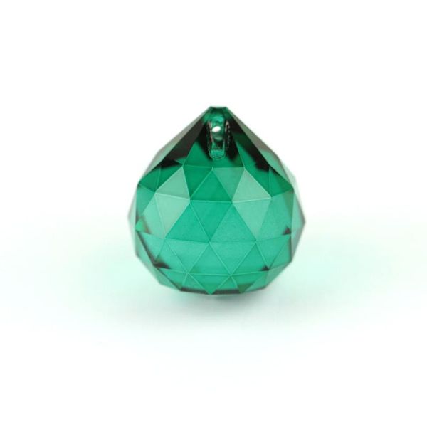 

10pieces 40mm zircon green crystal faceted ball clear chandelier crystals lighting pendant part