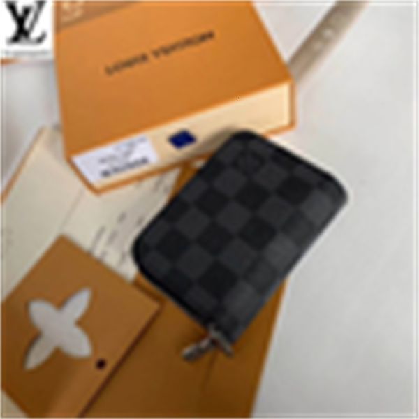 

brand designer luxury haige multi-function double pull key case m58106 long wallet chain wallets compact purse clutches evening key