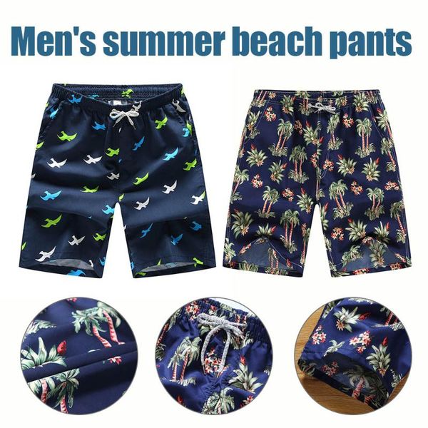 

men's swimwear summer board quick dry printed beach shorts casual lightweight swim trunks for running workout sports