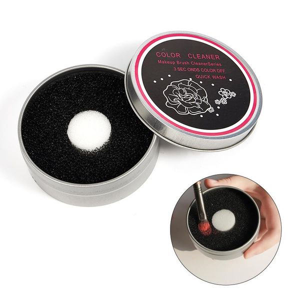 

makeup brushes brush dry cleaner box double eyeshadow color remover sponge