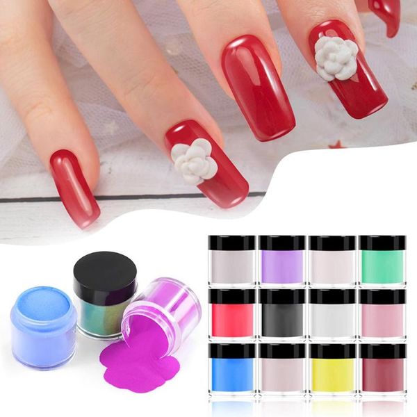 

nail glitter 12/18/24 colors crystal powder liquid set carved infiltration natural without lamp dipping, Silver;gold