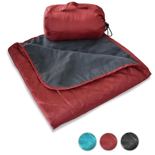 

camping blanket washable picnic cushion waterproof mat mountaineering field outdoor cold and warm fleece pads