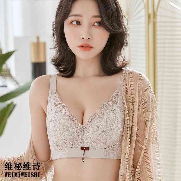 

2021 red rimless small large sports adjustable comfortable bra, Black;white