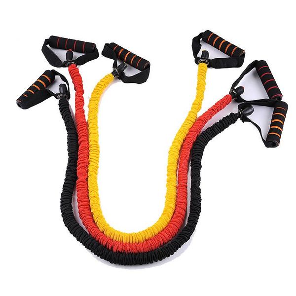 

resistance bands stretch fitness elastic tube latex cable workout yoga muscle exercise rope