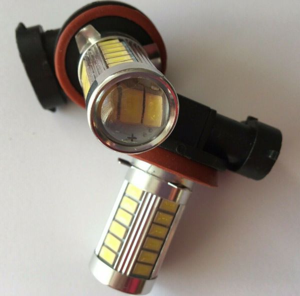 

h8 h11 33 smd led bulb lamp car fog light white dc12v
