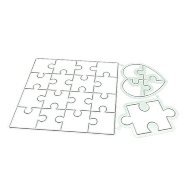 

painting supplies 2021 arrival puzzle jigsaw cut dies stencils for diy scrapbooking card po decoration metal cutting die