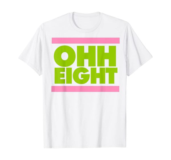 

ohh eight - aka sorority - 1908, White;black