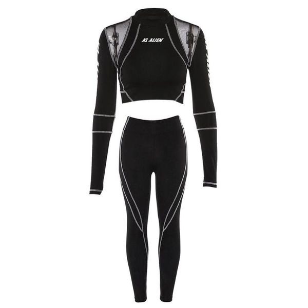 

yoga outfits women tracksuit set patchwork running fitness jogging t-shirt leggings sports suit gym sportswear workout clothes s-l, White;red