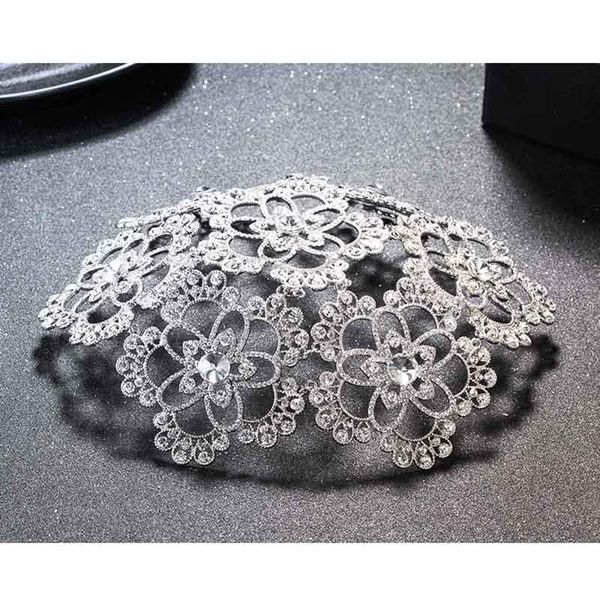

hair clips & barrettes bridal wedding delicate luxury accessories women fashion shining rhinestone jewelry ladies temperamental headpieces, Golden;silver