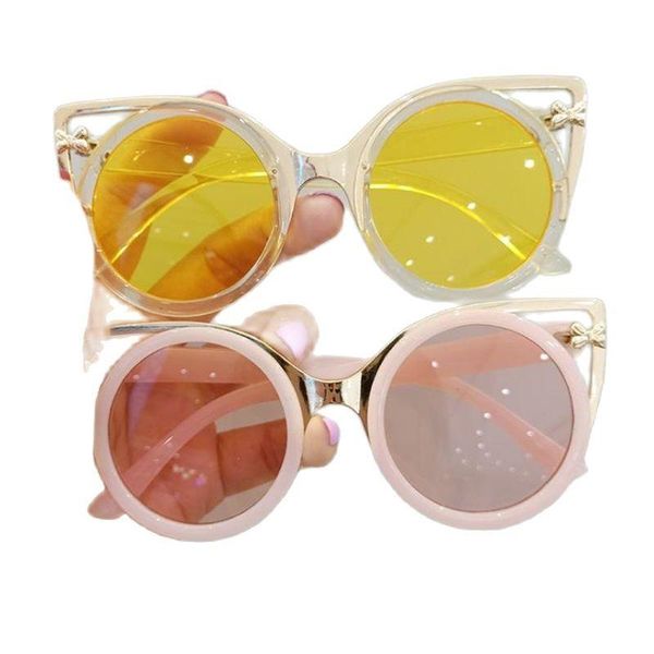 

sunglasses children cartoon cet eye sun glasses anti-uv spectacles baby oversize frame eyeglasses ornamental adumbral a++, Blue