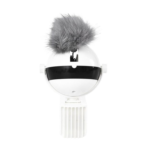 

party masks interactive cat feather toys auto lifting ball teaser plaything, electric flutter rotating pet bauble