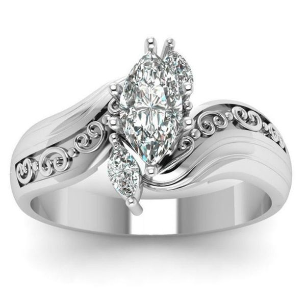 

ring selling jewelry zircon hand horse eye pattern, Slivery;golden