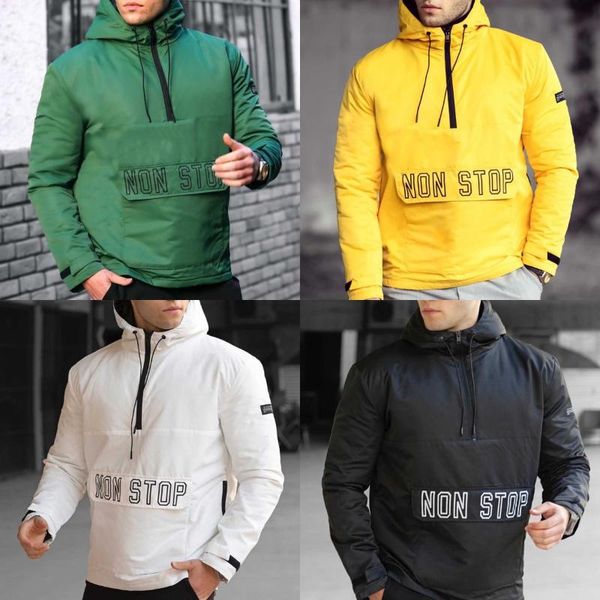 

men's jackets man hooded jacket raincoat coat for winter autumn fall spring rainly days cool stylish streetwear black green red, Black;brown