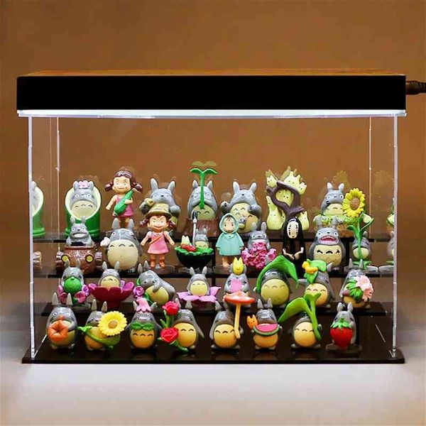 

cartoon hayao miyazaki complete set of kitty cat dolls hand made chinchilla faceless male blind box doll presents