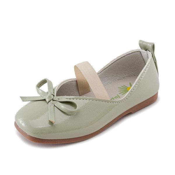 

flat shoes 2021 kids for girl soft sole princess student chaussure enfant fille 3 4 5 6 7 8 9 10 11 12 13t black green pink, Black;grey