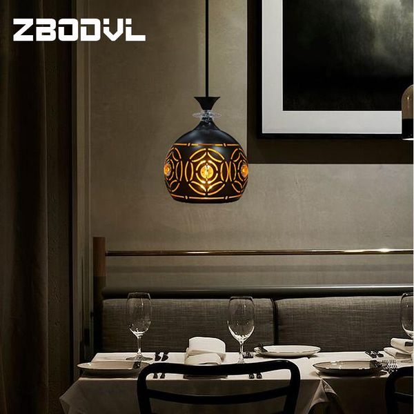 

pendant lamps industrial vintage black lron art light dining e27 lamp for coffee bar hanging nordic pendent
