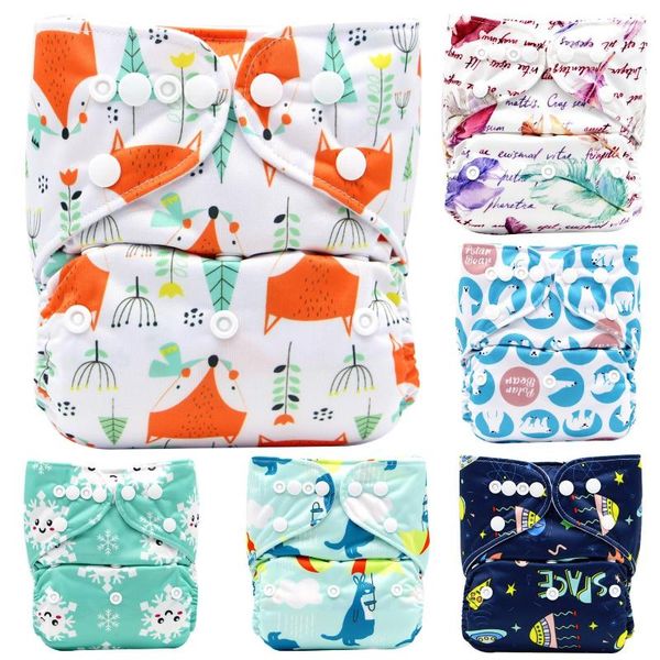 

cloth diapers washable eco-friendly diaper cover adjustable nappy reusable baby happy flute training pants toddler