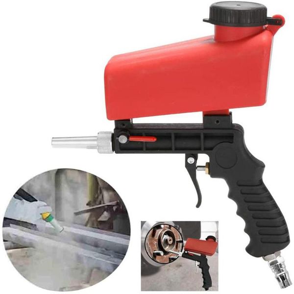 

professional spray guns airbrush with compressor 90psi portable gravity sandblasting gun pneumatic tool small sand blasting adjustable