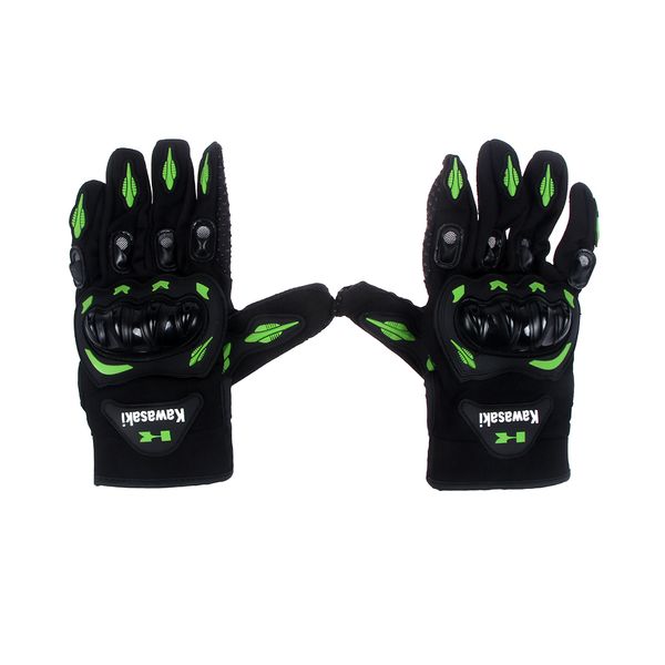 

for kawasaki motorcycle gloves retro racing motocross full finger cycling m l xl xxl motocross luvas guantesg, Blue;gray