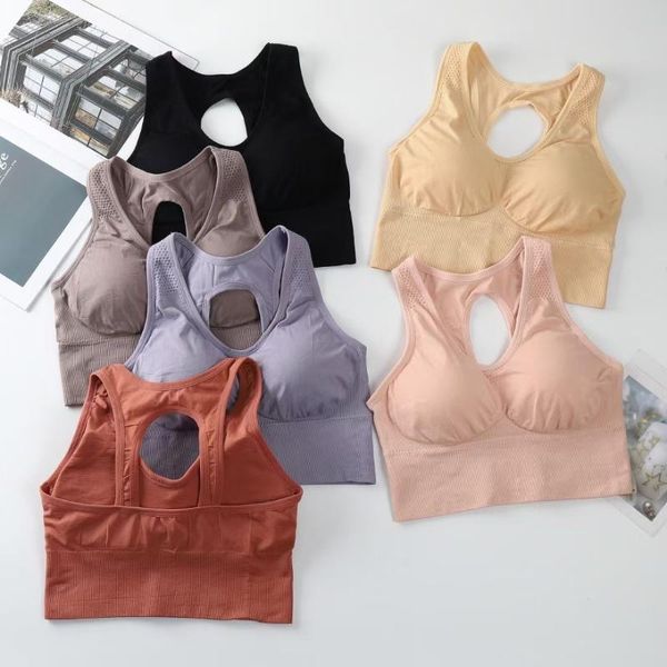 

yoga outfit sports bra women's tube fitness sportswear sport bras for gym female underwear running bralette sujetadores