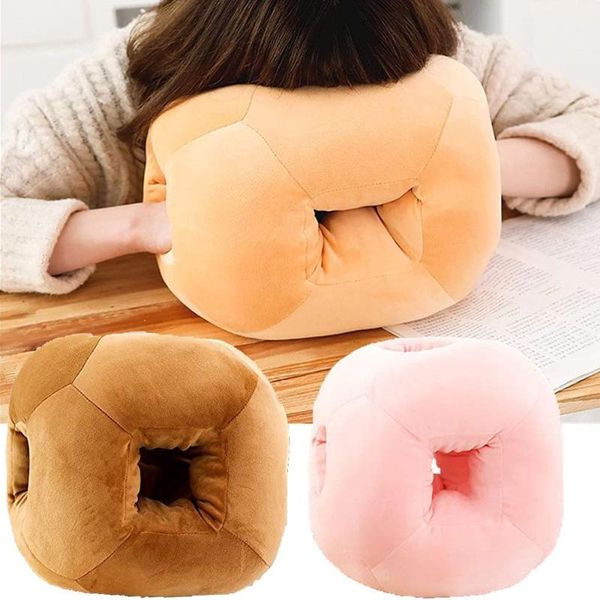 

pillow vote sleeping on table for office kid school cube neck hole design