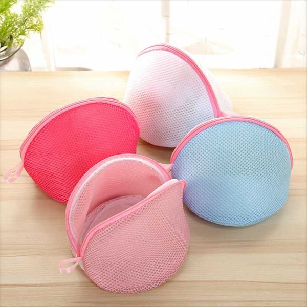 

underwear care bags thickened dome laundry bag triangle net bra washing machine pure color laundary protection