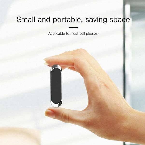 

mini strip shape magnetic car phone holder stand magnet mount for dashboard ing- cell mounts & holders