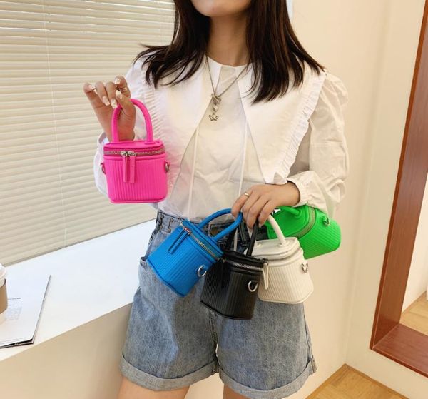 

textured small bag female handbag western style one-shoulder messenger bags